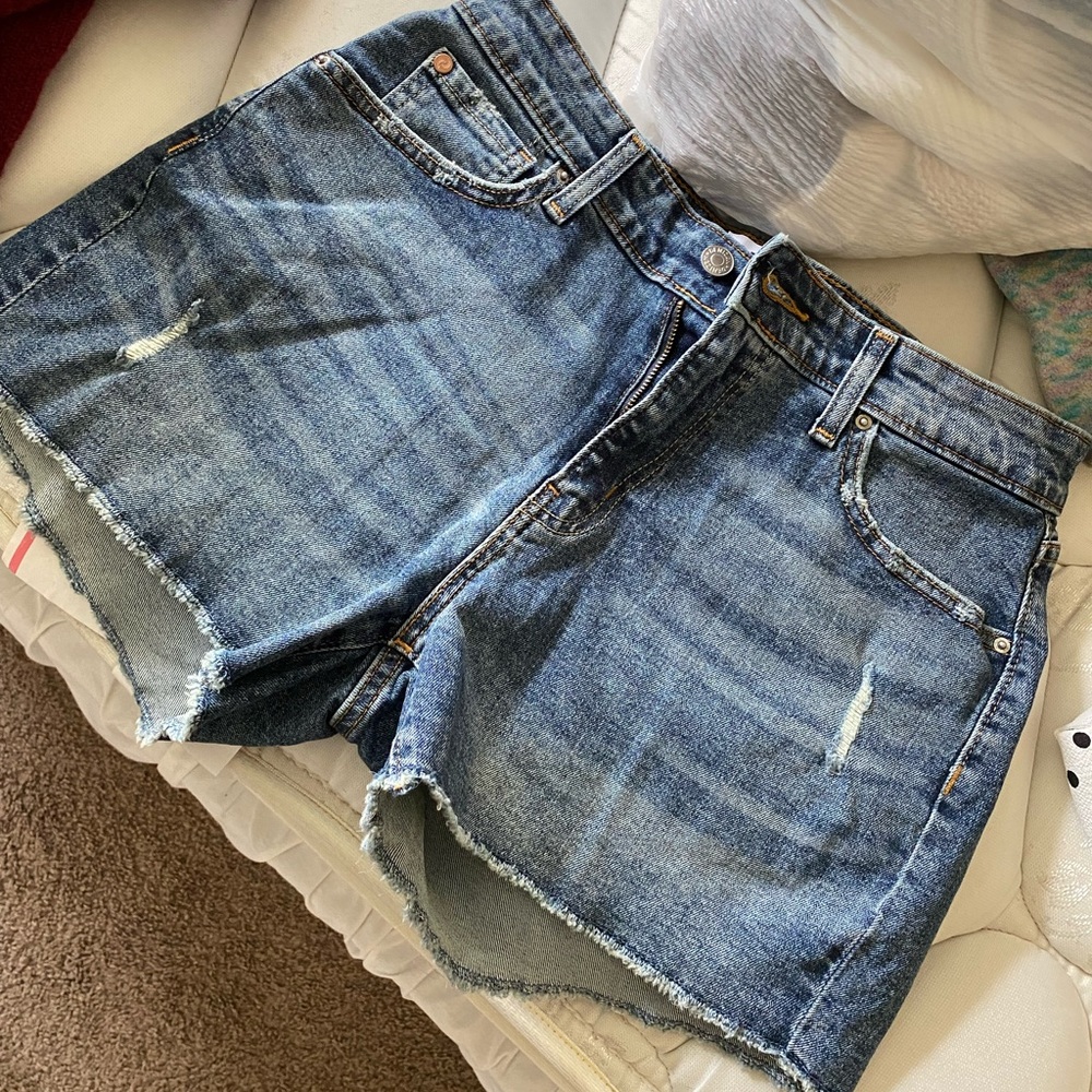 High rise shorts